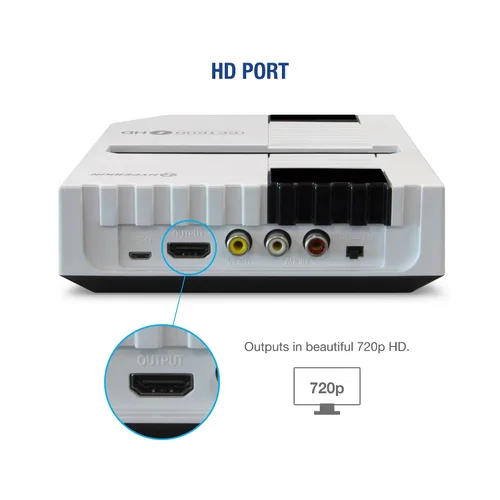 Vista 6 de Hyperkin RetroN 1 HD Gaming Console for NES (White) - Nintendo WiiGameCube