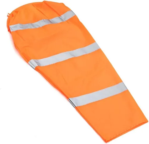 Vista 3 de 31.50" Durable Rip-Stop Fluorescente Windsock con cinturón reflectante
