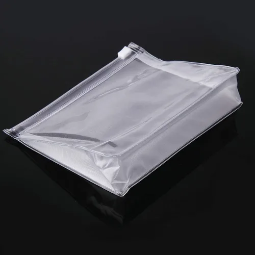 Vista 5 de JIAKAI 12pcs Mini Pequeño PVC Transparente Plástico Cosmético Organizador Bolsa Bolsa Con Cierre De Cremallera Para Viajes De Vacaciones, Baño Y
