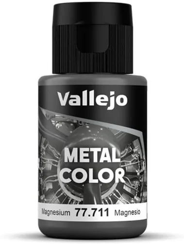 Vista 6 de Vallejo - Color Metálico Aluminio 32 ml (1.08 fl.oz.) Reproduce fielmente diferentes acabados metálicos