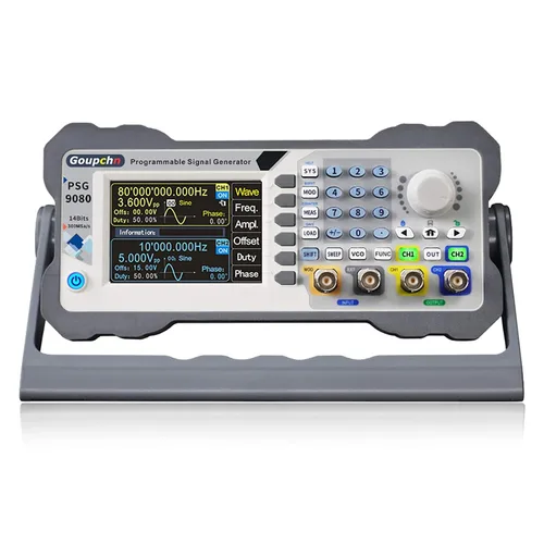 Vista 8 de Generador de señal DDS programable de doble canal Goupchn 60MHz