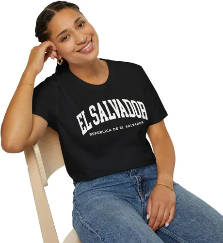 Vista 2 de El Salvador - Camiseta unisex para adulto