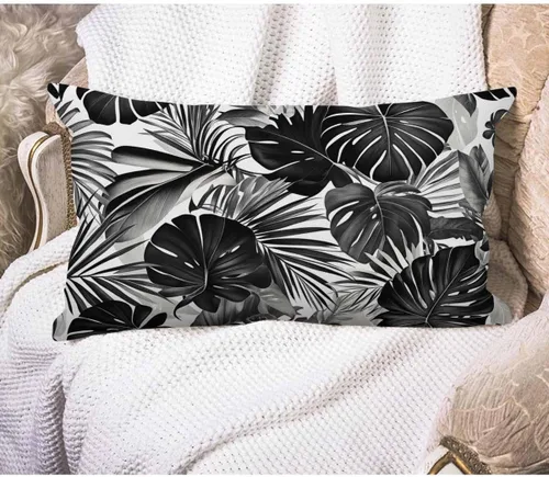 Vista 19 de EKOBLA Fundas de almohada abstractas de acuarela rectangulares oblongas Diseño de arte digital moderno y brillante Elemento de algodón y lino
