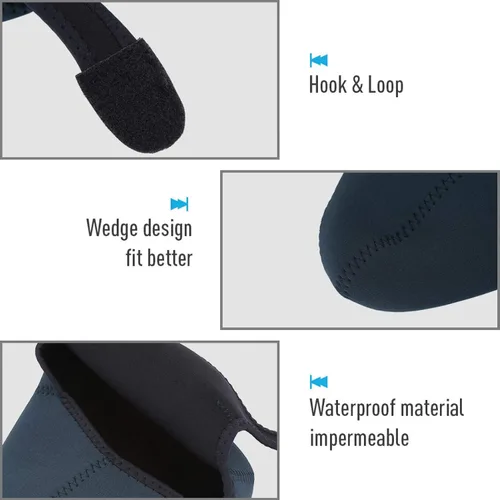Vista 4 de Bolsa de revestimiento para cámara, pequeña bolsa impermeable para cámara SLR, funda de protección suave, bolsa de manga para cámara SLR DSLR