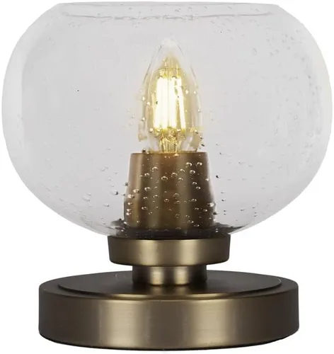 Vista 12 de Luna - Lámpara de mesa con 1 luz en granito oscuro (51-DG-300)