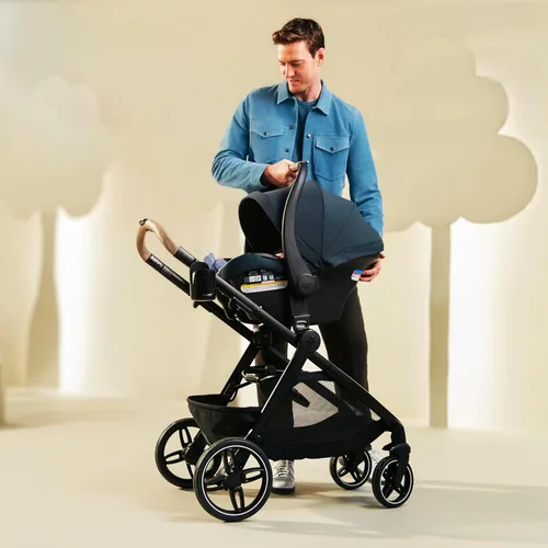 Vista 15 de Maxi-Cosi Zelia Pro - Sistema de viaje 5 en 1 con asiento de automóvil Mico Pro y cochecito de bebé, asiento reversible, ruedas grandes, mango