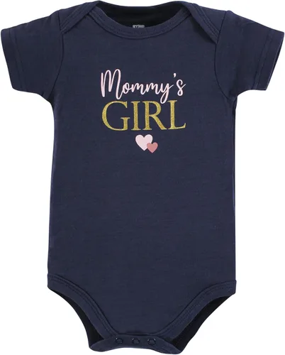 Vista 5 de Hudson Baby baby-girls Cotton Bodysuits 3-pack