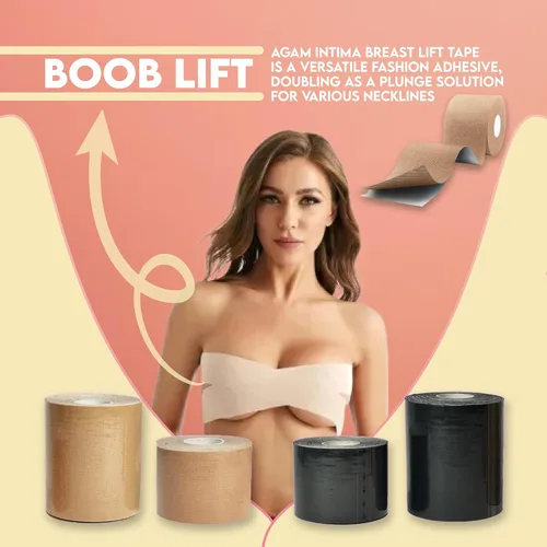 Vista 6 de Cinta adhesiva para levantamiento de senos, cinta corporal, cubiertas de pezones - pechos grandes, copa A-G - 20 cintas de ropa de doble cara