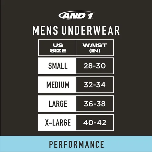 Vista 4 de AND1 Calzoncillos tipo bóxer para hombre, paquete de 5 unidades de ropa interior elástica de alto rendimiento para hombre con bolsa de contorno