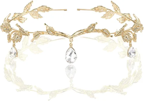 Vista 10 de Babeyond Mujeres, bodas, dama de honor, tiara, vidrio austríaco, banda con caja de regalo Wedding Accessories, Bridal Hair Accessories, Crystal