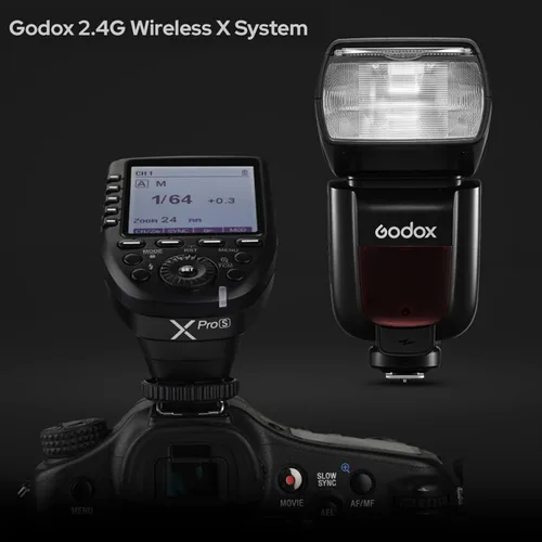 Vista 2 de GODOX TT685II-C E-TTL Flash for Canon Speedlight Camera Flash,2.4G Wireless