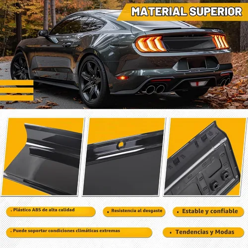 Vista 3 de KUAFU Panel de guarnición para tapa de maletero trasero compatible con Ford Mustang GT 2015-2023, cubierta central de maletero decorativa, tapa