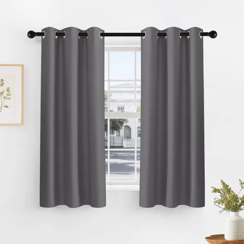 Vista 18 de PONY DANCE Cortinas para Autocaravana de 24 pulgadas de Largo, Cortinas Cortas para Baño y Cocina, Mini Cortinas de Privacidad para Camper