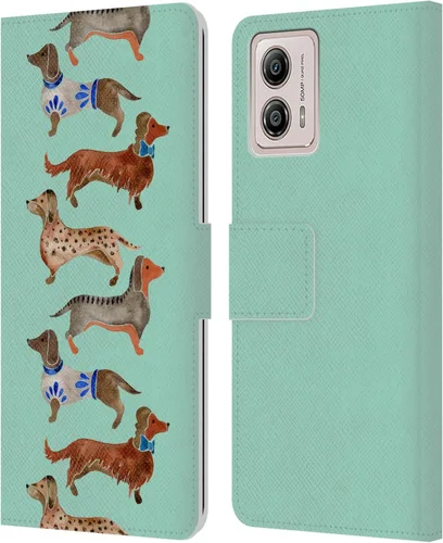 Vista 13 de Head Case Designs Officially Licensed Cat Coquillette Alpacas Animals Leather Book Wallet Case Cover Compatible with Motorola Moto G53 5G