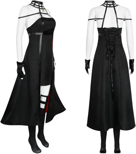 Vista 8 de Disfraz de cosplay de anime, uniforme de anime, traje de Halloween, conjunto completo