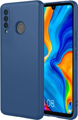 Vista 10 de Funda para Huawei P30 LITE, funda de silicona líquida, forro de microfibra antiarañazos, a prueba de golpes, compatible con Huawei P30 Lite (A)