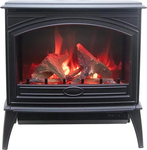 Vista 4 de Chimenea eléctrica interior Freestand de hierro fundido E-50