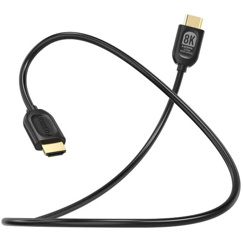 Vista 10 de Fosmon - Cable HDMI 2.0 de 0.3 m, 4K@60Hz, certificado premium en pared CL3, 18Gbps de súper alta velocidad, HDR, HDCP 2.2/1.4, 3D, ARC, 30AWG