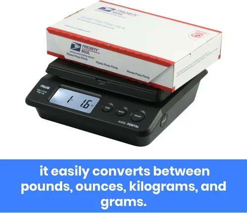 Vista 3 de American Weigh Scales báscula de mostrador negra