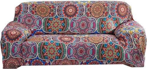 Vista 15 de Fundas de sofá en forma de L, fundas seccionales impresas para sofá, 2 piezas, fundas de sofá seccionales, fundas de sofá, en forma de L, para Negro