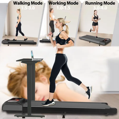 Vista 4 de Maicifi Walking Treadmill Pad with Incline - 2.5HP Low Noise Under Desk Treadmill,Walking Portable Pad with Handle Bar, 3 in 1 for Home, Remote