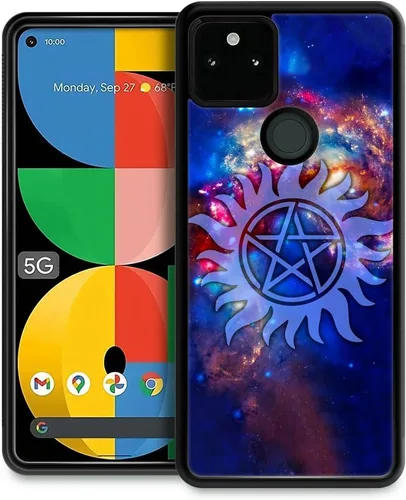 Vista 20 de CARLOCA Funda compatible con Google Pixel 4A, diseño de cosmos sobrenatural, ultra protección, a prueba de golpes, silicona suave, TPU