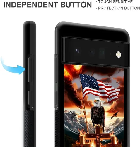 Vista 1963 de Compatible con Google Pixel 4A 5G Mobile Case Creative Acrylic Panel trasero Silicona Protección Grip especialmente diseñado para Google Pixel 4A 5G