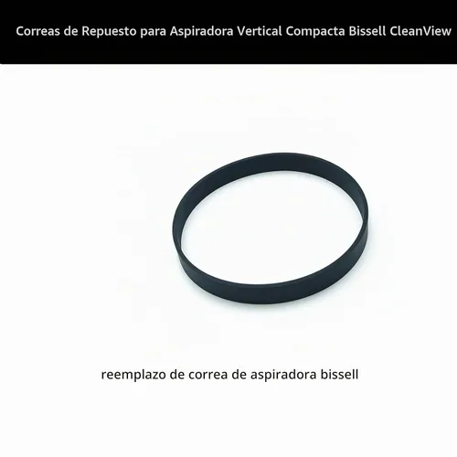 Vista 2 de Correas de repuesto para aspiradora vertical compacta Bissell CleanView, compatible con los modelos 3508 (2 correas)