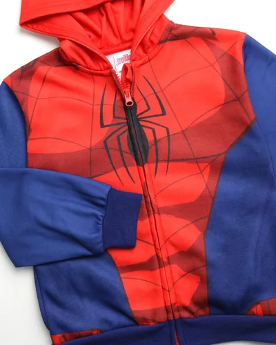Vista 4 de Marvel Avengers Boys' Sweatshirt - Spidey, Spider-Man, Venom, Hulk - Cosplay Hoodie Sweatshirt for Boys (3T-12)