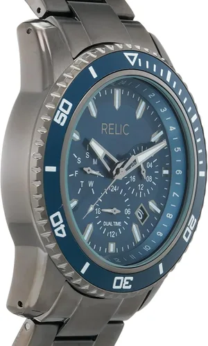 Vista 5 de Relic by Fossil Mens JAVIS Quartz Watch with Stainless Steel Strap