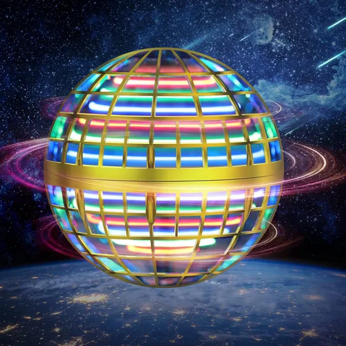 Vista 11 de LEMATRIX Juguete de bola de orbe volador, bola flotante Boomerang Fly Fidget Spinner, juguetes geniales regalos para niños de 6 7 8 9 10 11 12 años