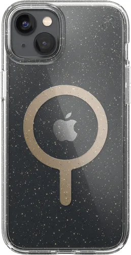 Vista 8 de Speck Funda transparente para iPhone 14 Plus, protección contra caídas, resistente a los arañazos, diseñada para MagSafe Slim iPhone 14 Plus de 6.7