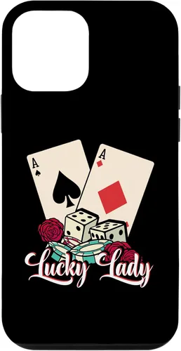 Vista 16 de Lucky Lady Poker Player Gambling Casino Gambler Case for iPhone 16