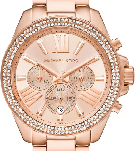 Vista 4 de Michael Kors Whitney - Reloj de acero inoxidable con detalles ostentosos