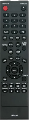 Vista 3 de Mando a distancia de repuesto NB691 -ALLIMITY- apto para reproductor de DVD MAGNAVOX NB691UD MWD200GA MDV2300/F7 MDV3300 MDV2400/F7 MSD1005