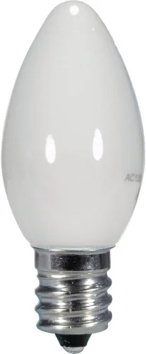 Vista 18 de Satco S9176 LED T6 Frost 2700K Bombilla base de candelabro, 0.8W