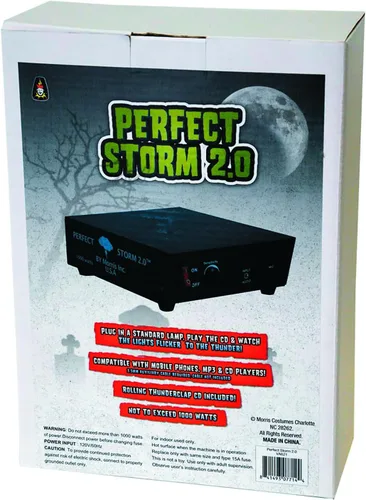 Vista 7 de Morris Perfect Storm Box Máquina de efectos de rayos y truenos