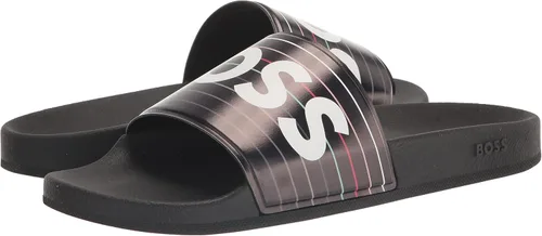 Vista 7 de BOSS Men's Bold Logo Slide Sandals