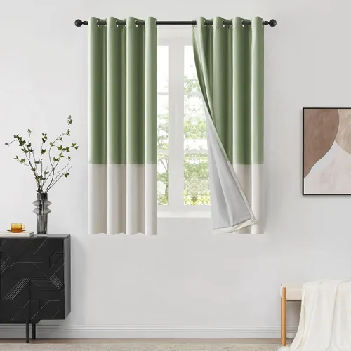 Vista 36 de BULBUL Cortinas de terciopelo 100% opacas negro oro, cortinas modernas con forro de 63 pulgadas de largo, cortinas térmicas con ojales para sala