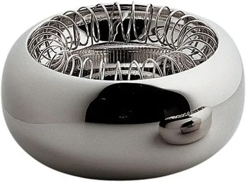 Vista 3 de Alessi Bandeja de cenizas de acero inoxidable Aleesi 7690/12 de acero inoxidable, color plateado
