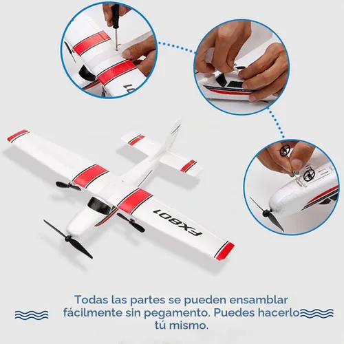Vista 5 de GoolRC Avión RC, avión de control remoto de 2.4 GHz, avión de control remoto de 2 canales, planeador de espuma EPP, avión RC fácil de volar