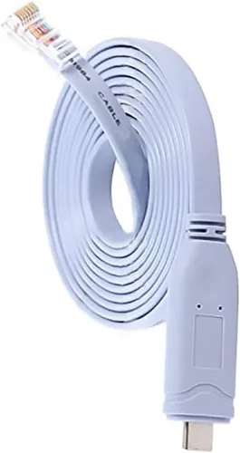 Vista 3 de Cable de consola USB tipo C a RJ45 para equipo de red USB-C 3.1 FTDI RS232 RJ45, cable de consola de enrutador compatible