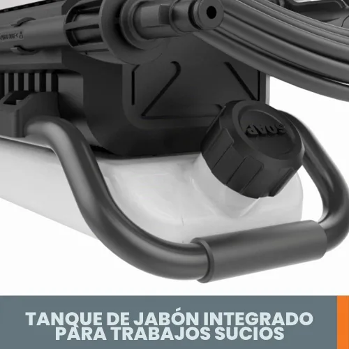 Vista 7 de Worx Lavadora a presión eléctrica de 13 amperios 1800 PSI con 3 boquillas - WG605