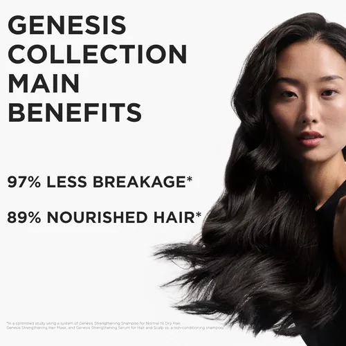 Vista 4 de Champú Kérastase Genesis Fortalecedor Nutri-Fortifiant - Para Cabello Débil o Dañado, Desenreda y Hidrata, Para Cabello Normal a Seco