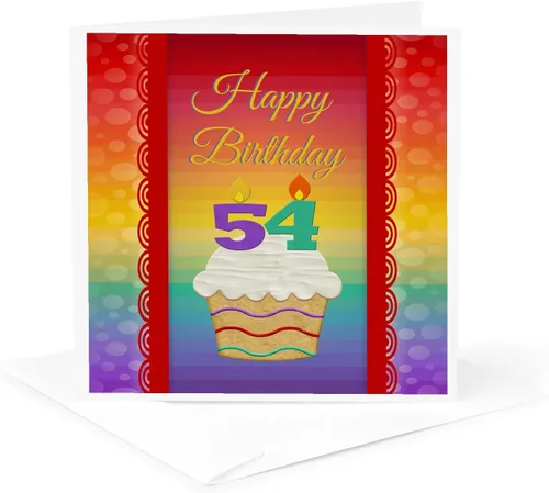 Vista 29 de Tarjeta de felicitación - Cupcake de hurón comiendo - Animales