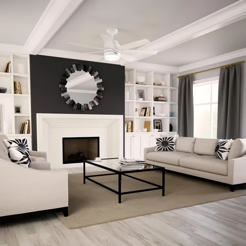 Vista 8 de Hunter Brazos - Luz LED para exteriores (52 pulgadas, color blanco fresco)