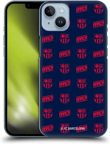 Vista 8 de Head Case Designs Funda rígida con licencia oficial del FC Barcelona Barca Crest Graphics compatible con Apple iPhone 14 Plus