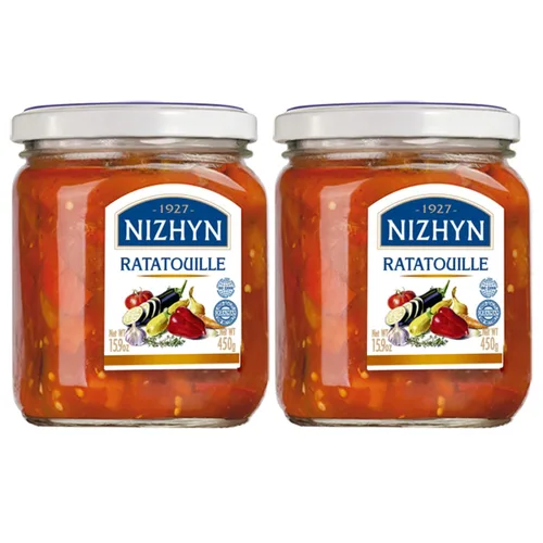 Vista 3 de Nezhin Ratatouille, sin conservantes e ingredientes frescos, 15.87 oz, paquete de 1