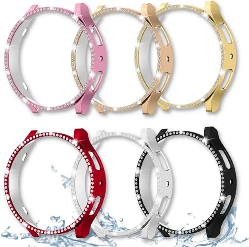Vista 96 de DEALELE Paquete de 1 + 3 fundas compatibles con Samsung Galaxy Watch 7 Ultra (1.772 pulgadas), funda protectora de policarbonato transparente