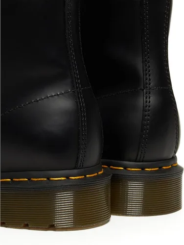 Vista 6 de Botines de piel lisa Dr. Martens 101 para mujer, color negro liso
